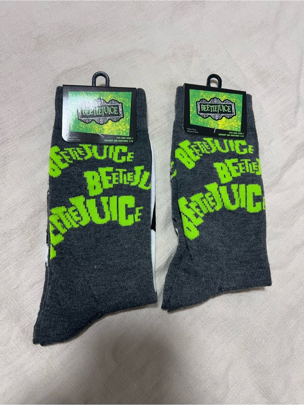 Beetle Juice Crew Socks